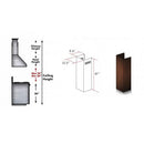 ZLINE 61 in. Wooden Chimney Extension for Ceilings up to 12.5 ft. (KBRR-E) - MyBBQDirect