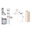 ZLINE 61 in. Wooden Chimney Extension for Ceilings up to 12.5 ft. (KBUF-E) - MyBBQDirect