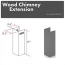 ZLINE 61 in. Wooden Chimney Extension for Ceilings up to 12.5 ft. (KBUU-E) - MyBBQDirect
