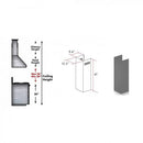 ZLINE 61 in. Wooden Chimney Extension for Ceilings up to 12.5 ft. (KBUU-E) - MyBBQDirect