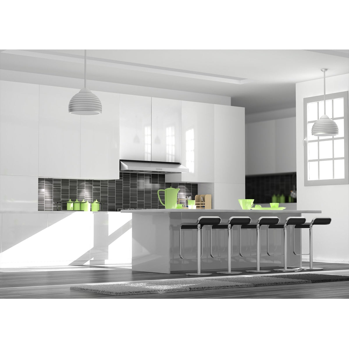 ZLINE 280 CFM Ducted Under Cabinet Range Hood in Stainless Steel - Hardwired Power (615) - MyBBQDirect