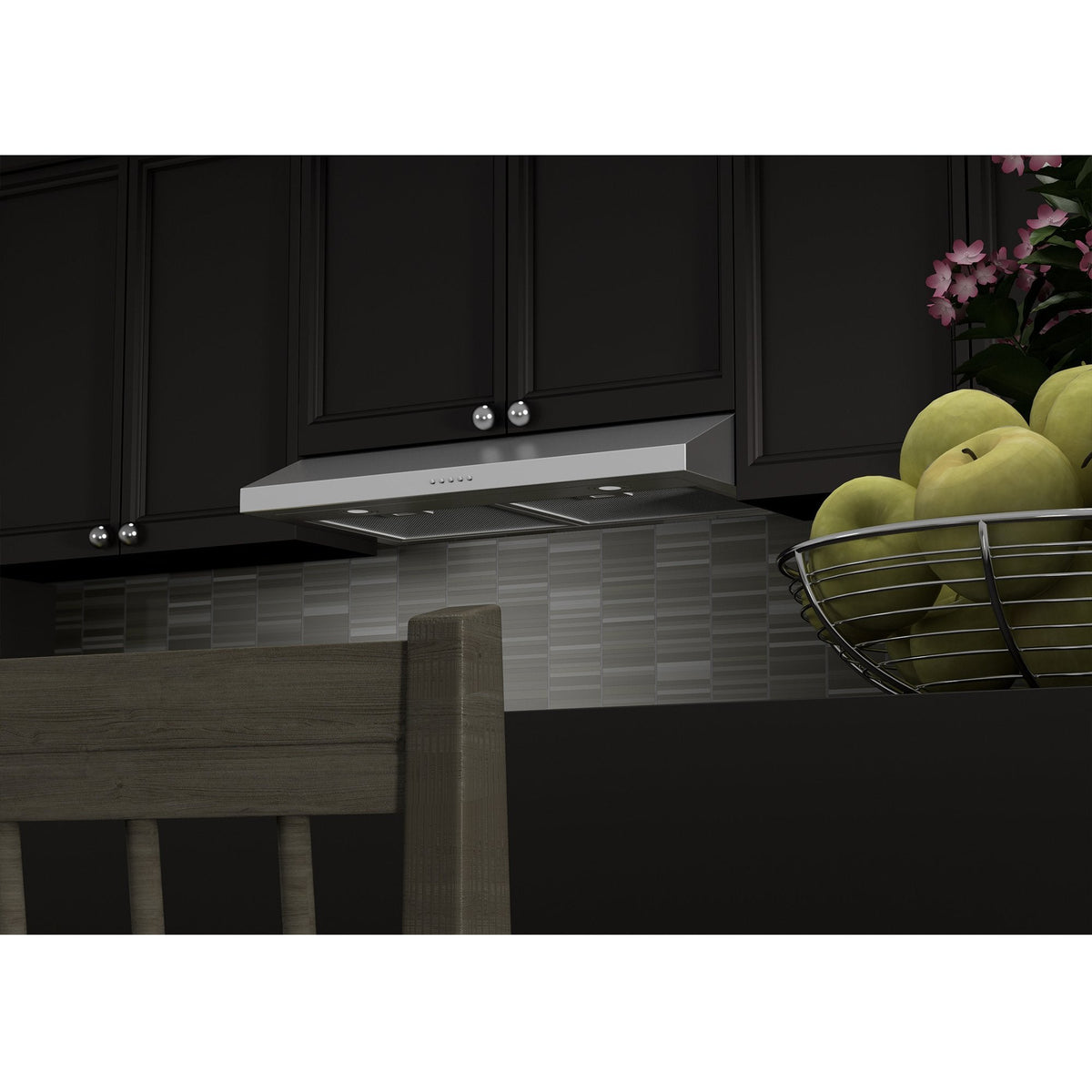 ZLINE 280 CFM Ducted Under Cabinet Range Hood in Stainless Steel - Hardwired Power (615) - MyBBQDirect