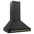 ZLINE 36 in. Autograph Edition Black Stainless Steel Range Hood with Handle (BS655Z-36) - MyBBQDirect