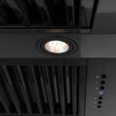 ZLINE 48 in. Autograph Edition Kitchen Package with Black Stainless Steel Dual Fuel Range and Range Hood with Champagne Bronze Accents (2AKP-RABRH48-CB) - MyBBQDirect