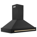 ZLINE 48 in. Autograph Edition Black Stainless Steel Range Hood with Handle (BS655Z-48) - MyBBQDirect