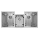 ZLINE 45 in. Breckenridge Undermount Triple Bowl Kitchen Sink (SLT-45) - MyBBQDirect