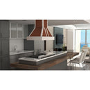 ZLINE 30 in. Designer Series Copper Island Range Hood (655i-CSSSS-30) - MyBBQDirect