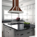 ZLINE 30 in. Designer Series Copper Island Range Hood (655i-CSSSS-30) - MyBBQDirect