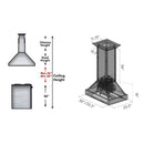 ZLINE 30 in. Designer Series Copper Island Range Hood (655i-CSSSS-30) - MyBBQDirect