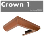 ZLINE Crown Molding 1 For Designer Wall Range Hood (CM1-8KBC) - MyBBQDirect