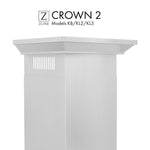 ZLINE Crown Molding 2 For Wall Range Hoods (CM2-KB/KL2/KL3) - MyBBQDirect