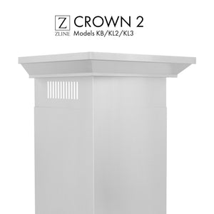 ZLINE Crown Molding 2 For Wall Range Hoods (CM2-KB/KL2/KL3) - MyBBQDirect
