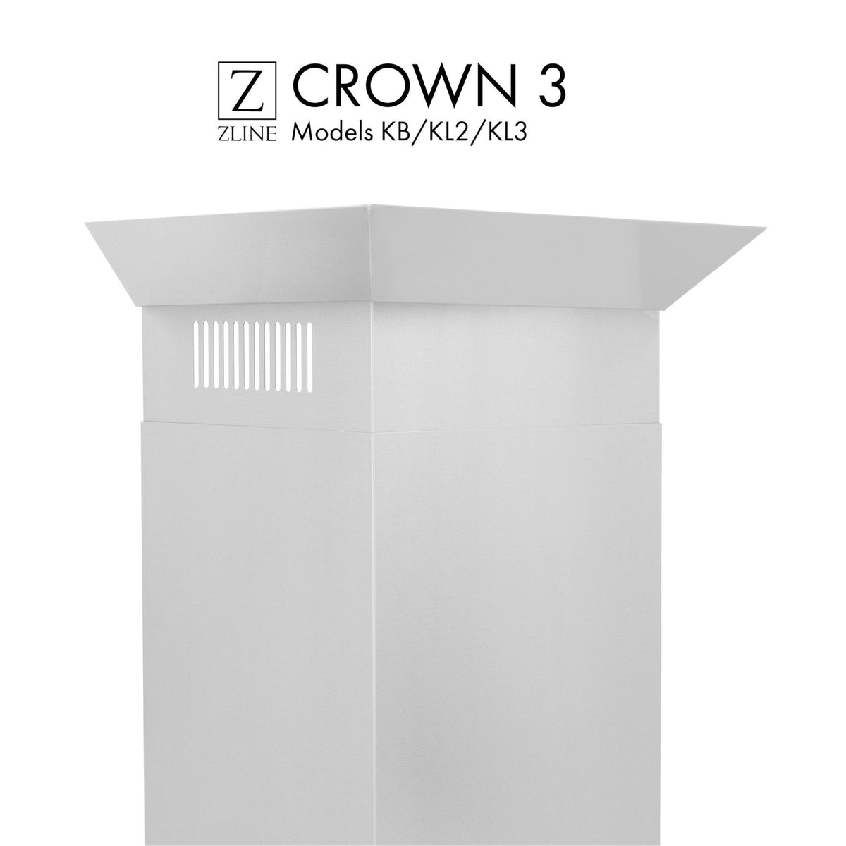 ZLINE Crown Molding 3 For Wall Range Hood (CM3-KB/KL2/KL3) - MyBBQDirect