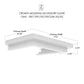 ZLINE Crown Molding 4 For Wall Range Hood (CM4-587/597/KE/KECOM-30/KZ)
