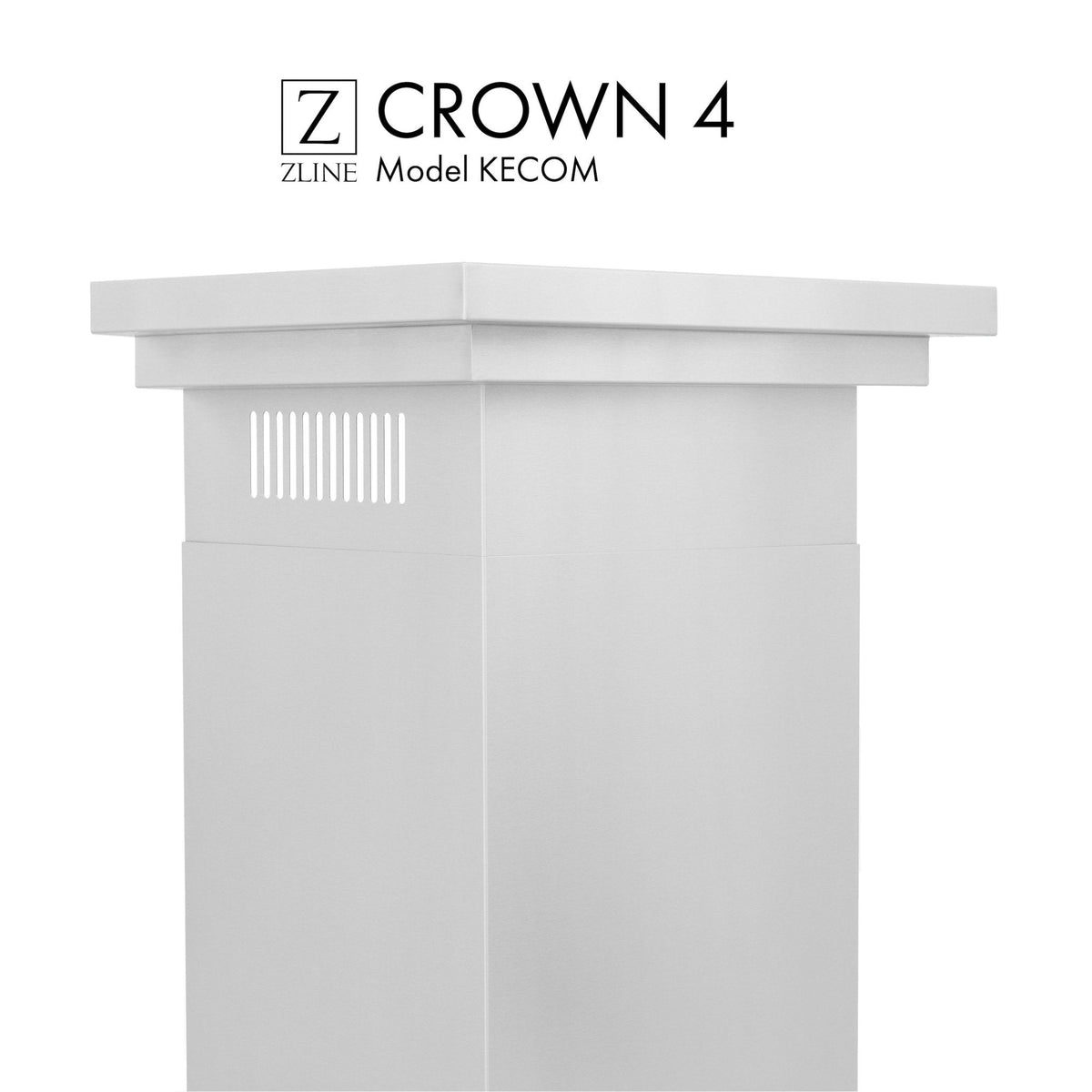 ZLINE Crown Molding 4 For Wall Range Hood (CM4-KECOM) - MyBBQDirect