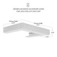 ZLINE Crown Molding #5 For Wall Range Hood (CM5-455/476/477/667/697)