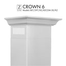 ZLINE Crown Molding 6 For 587/597/KE/KECOM-30/KZ Wall Range Hood Stainless Steel (CM6-587/597/KE/KECOM-30/KZ) - MyBBQDirect