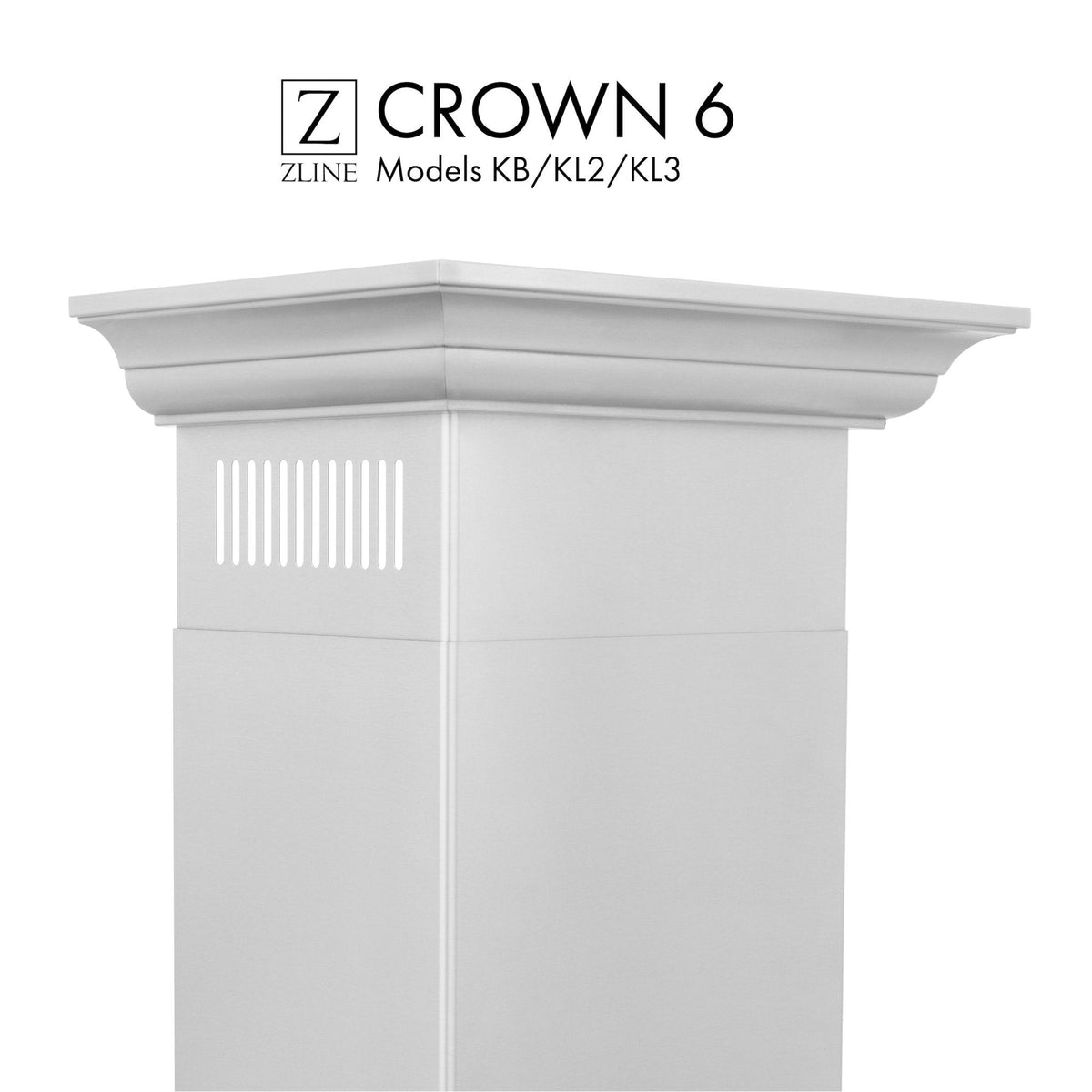 ZLINE Crown Molding #6 For Wall Range Hood (CM6-KB/KL2/KL3) - MyBBQDirect