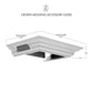 ZLINE Crown Molding in Stainless Steel with Built-in Bluetooth Speakers (CM6-BT-KN/KN4) - MyBBQDirect