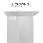 ZLINE Crown Molding Profile 2 for Wall Mount Range Hood (CM2-KB-304) - MyBBQDirect