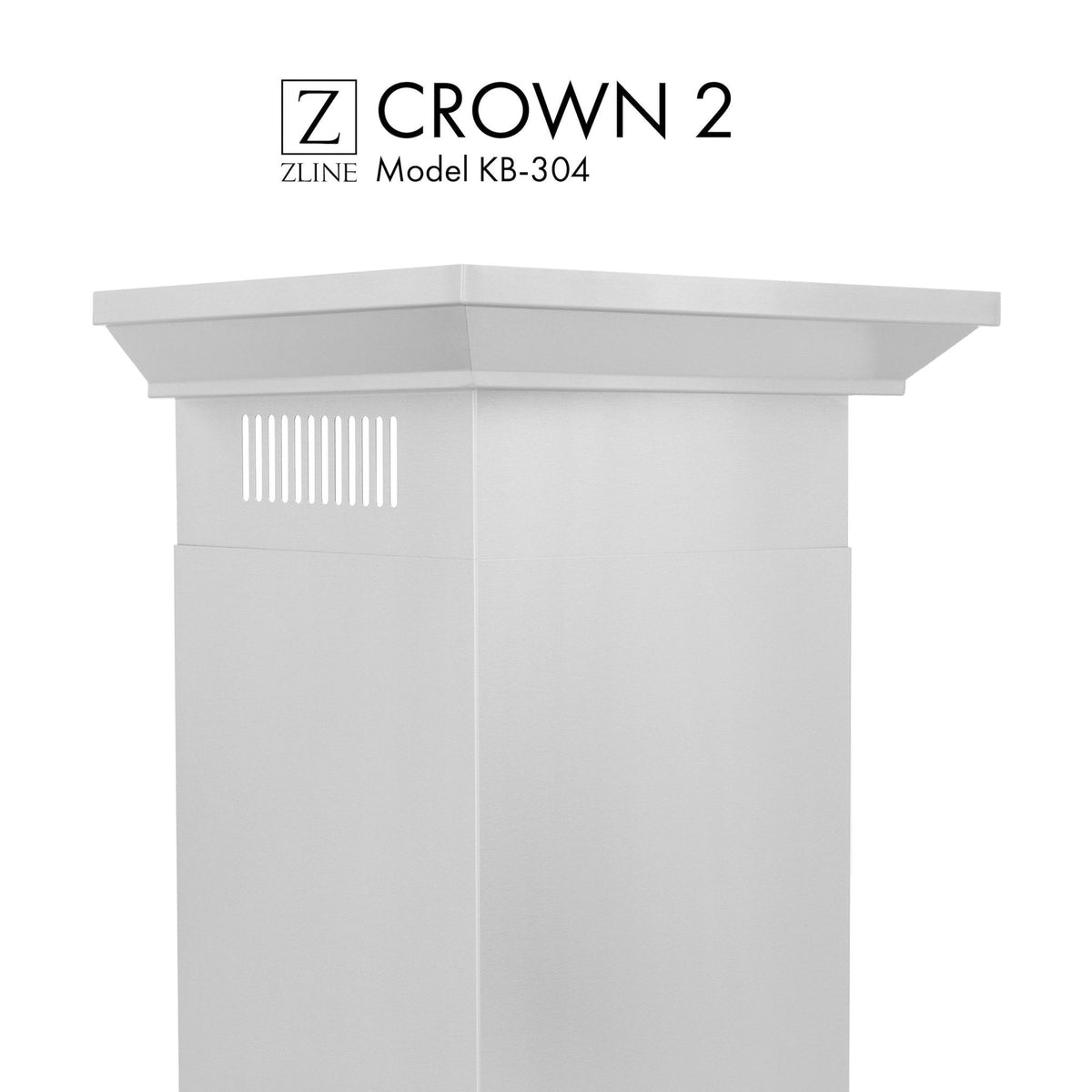 ZLINE Crown Molding Profile 2 for Wall Mount Range Hood (CM2-KB-304) - MyBBQDirect