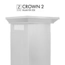 ZLINE Crown Molding Profile 2 for Wall Mount Range Hood (CM2-KB-304) - MyBBQDirect