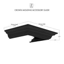 ZLINE Crown Molding Profile 6 for Wall Mount Range Hood (CM6-BSKEN) - MyBBQDirect