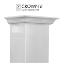 ZLINE Crown Molding Profile 6 for Wall Mount Range Hood (CM6-KECOM-304) - MyBBQDirect