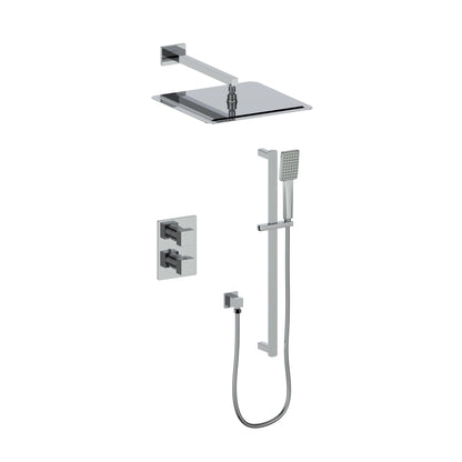 ZLINE Crystal Bay Thermostatic Shower System with color options (CBY-SHS-T2) - MyBBQDirect