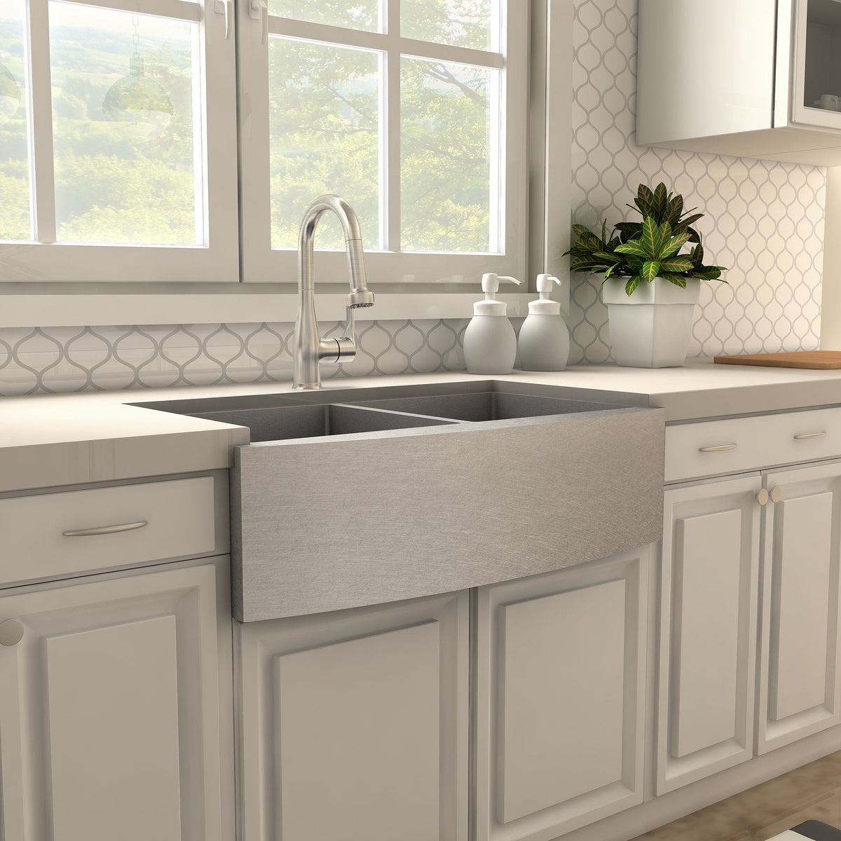 ZLINE Dali Kitchen Faucet in Brushed Nickel (DAL-KF) - MyBBQDirect