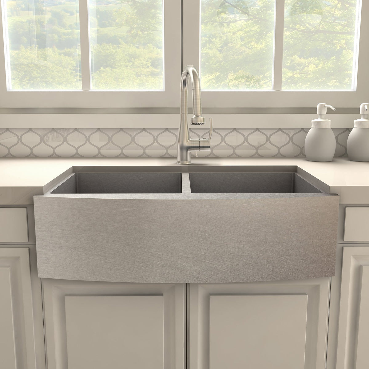 ZLINE Dali Kitchen Faucet in Brushed Nickel (DAL-KF) - MyBBQDirect