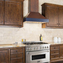 ZLINE Designer Series Wall Mount Range Hood in Copper with Size Options (655-EBXXX)