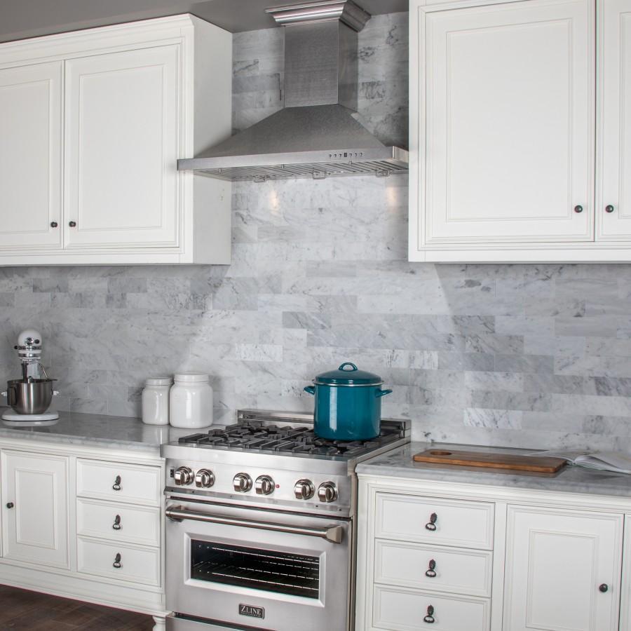 ZLINE Convertible Designer Series Fingerprint Resistant Stainless Steel Wall Mount Range Hood (8KBS) - MyBBQDirect