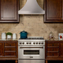 ZLINE Designer Series Fingerprint Resistant Stainless Steel Wall Range Hood (8632S) - MyBBQDirect
