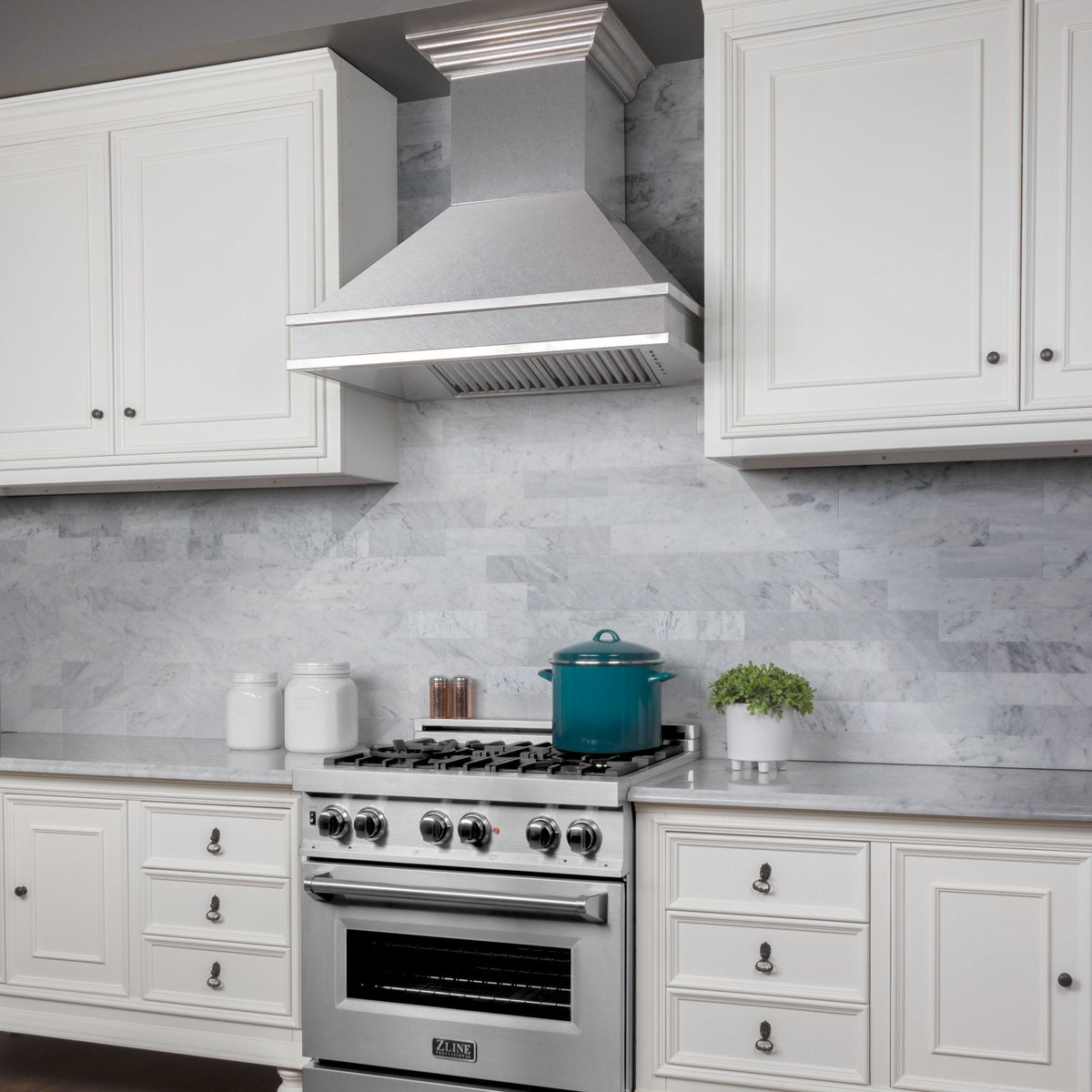 ZLINE Designer Series Fingerprint Resistant Wall Mount Range Hood (8656S) - MyBBQDirect