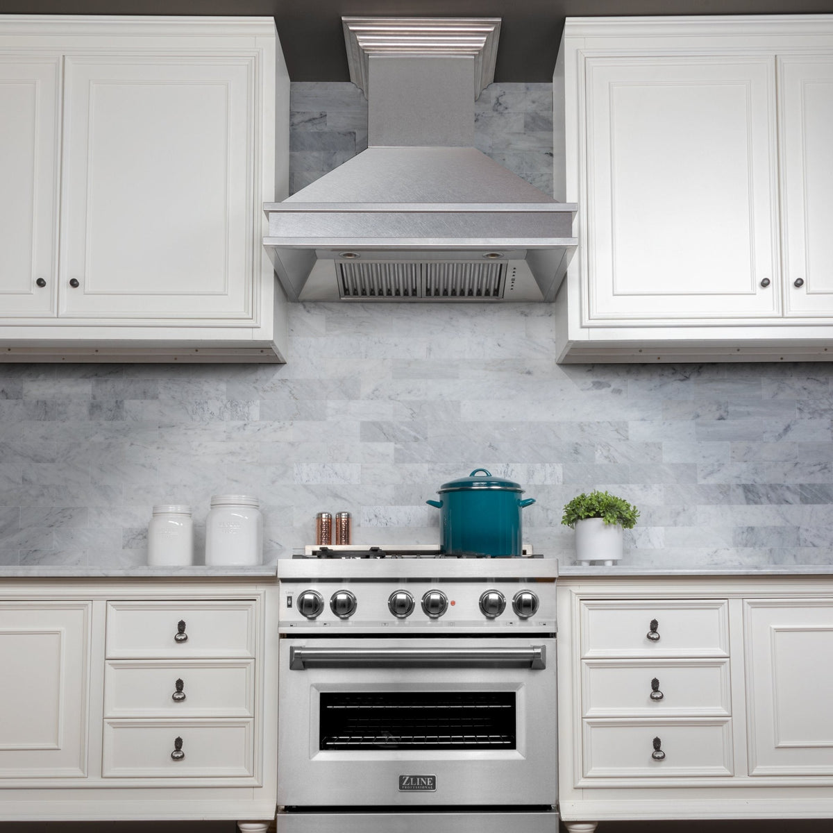 ZLINE Designer Series Fingerprint Resistant Wall Mount Range Hood (8656S) - MyBBQDirect