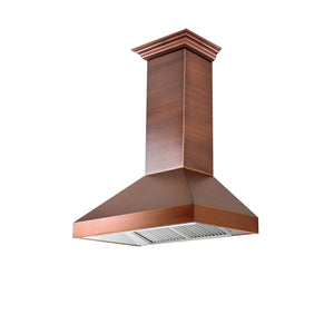 ZLINE Convertible Designer Series Copper Wall Mount Range Hood (8667C) - MyBBQDirect