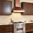 ZLINE Convertible Designer Series Copper Wall Mount Range Hood (8667C) - MyBBQDirect