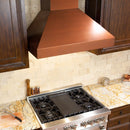 ZLINE Convertible Designer Series Copper Wall Mount Range Hood (8667C) - MyBBQDirect