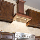 ZLINE Convertible Designer Series Copper Wall Mount Range Hood (8667C) - MyBBQDirect
