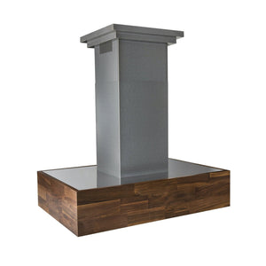 ZLINE Convertible Designer Series Wooden Wall Mount Range Hood in Butcher Block (681W) - MyBBQDirect