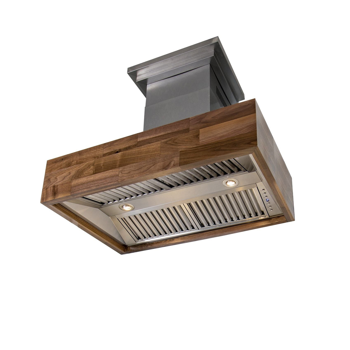 ZLINE Remote Blower Ducted Designer Series Wooden Wall Mount Range Hood in Butcher Block (681W-RD/RS) - MyBBQDirect