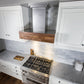 ZLINE Remote Blower Ducted Designer Series Wooden Wall Mount Range Hood in Butcher Block (681W-RD/RS) - MyBBQDirect