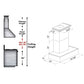 ZLINE Remote Blower Ducted Designer Series Wooden Wall Mount Range Hood in Butcher Block (681W-RD/RS) - MyBBQDirect