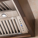 ZLINE Convertible Designer Series Wooden Wall Mount Range Hood in Butcher Block (681W) - MyBBQDirect