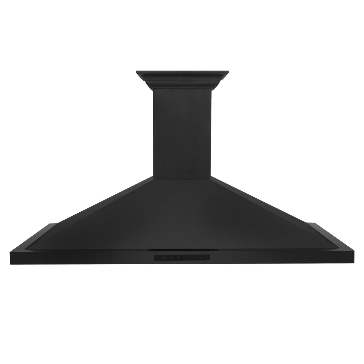 ZLINE Ducted Vent Wall Mount Range Hood in Black Stainless Steel with Built-in ZLINE CrownSound™ Bluetooth Speakers (BSKBNCRN-BT) - MyBBQDirect