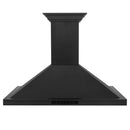 ZLINE Ducted Vent Wall Mount Range Hood in Black Stainless Steel with Built-in ZLINE CrownSound™ Bluetooth Speakers (BSKBNCRN-BT) - MyBBQDirect