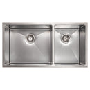 ZLINE 36 in. Chamonix Undermount Double Bowl Kitchen Sink with Bottom Grid (SR60D-36) - MyBBQDirect