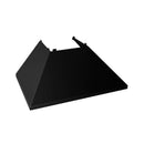 ZLINE Ducted Fingerprint Resistant Stainless Steel Range Hood with Black Matte Shell (8654BLM) - MyBBQDirect