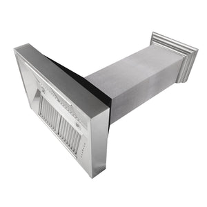 ZLINE Ducted Fingerprint Resistant Stainless Steel Range Hood with Black Matte Shell (8654BLM) - MyBBQDirect